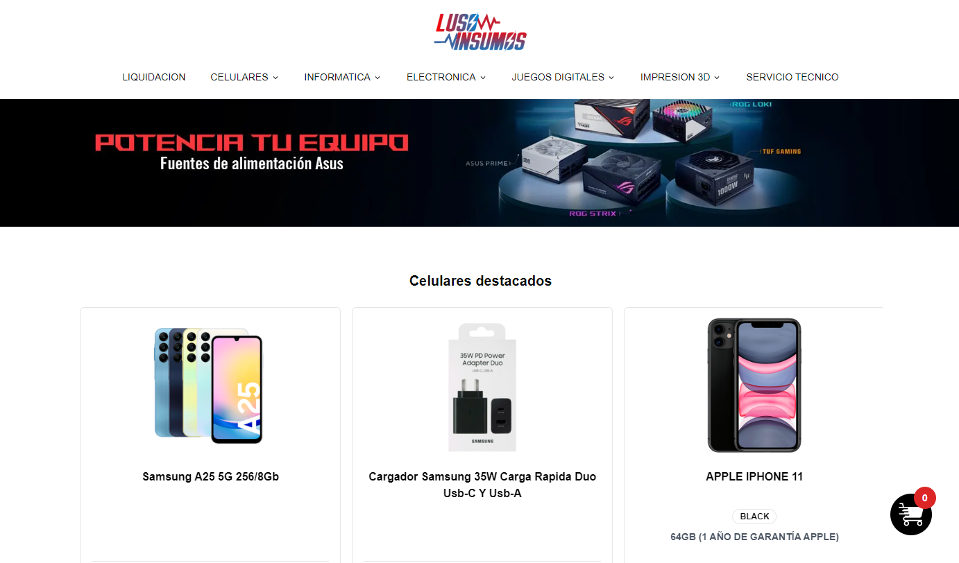 E-commerce de Tecnología